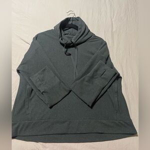 RBX Charcoal Mock Turtleneck Sweatshirt for Women